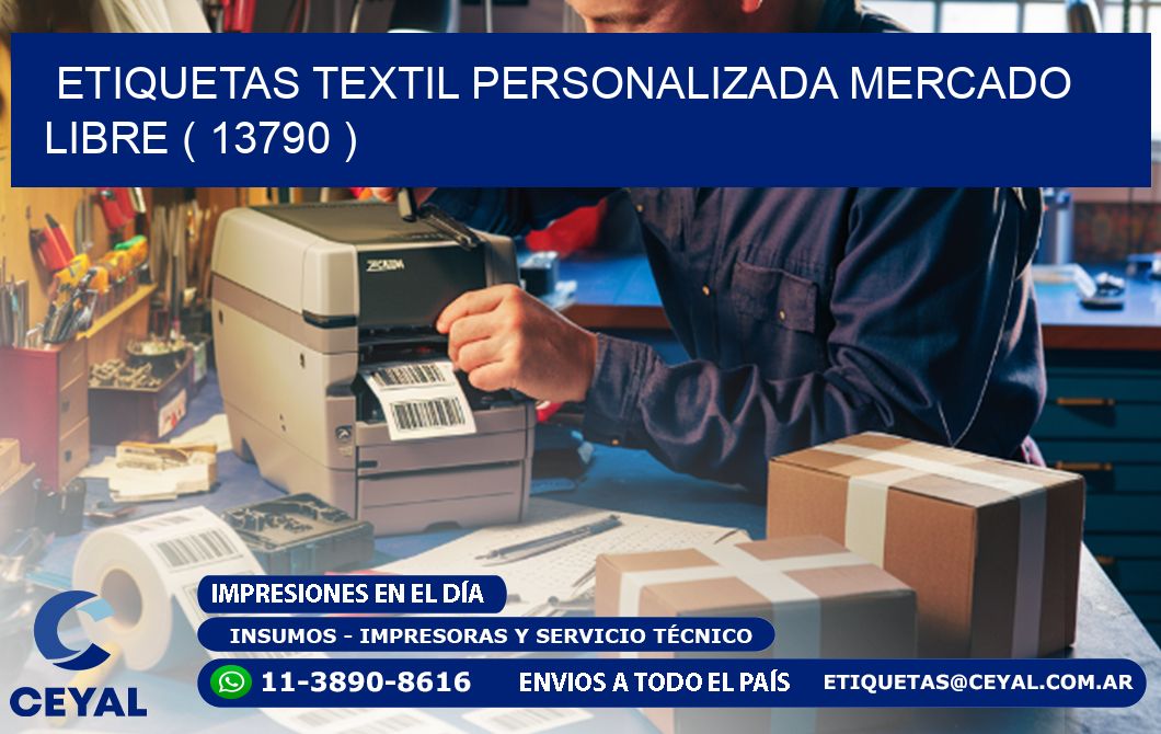 ETIQUETAS TEXTIL PERSONALIZADA MERCADO LIBRE ( 13790 )