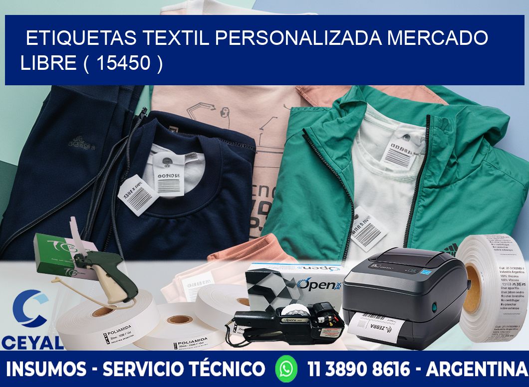 ETIQUETAS TEXTIL PERSONALIZADA MERCADO LIBRE ( 15450 )