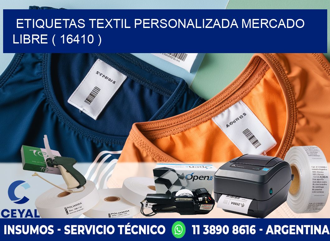 ETIQUETAS TEXTIL PERSONALIZADA MERCADO LIBRE ( 16410 )