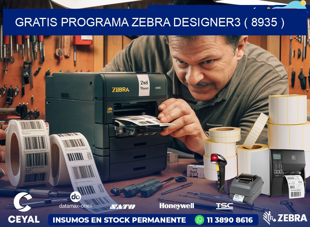 GRATIS PROGRAMA ZEBRA DESIGNER3 ( 8935 )