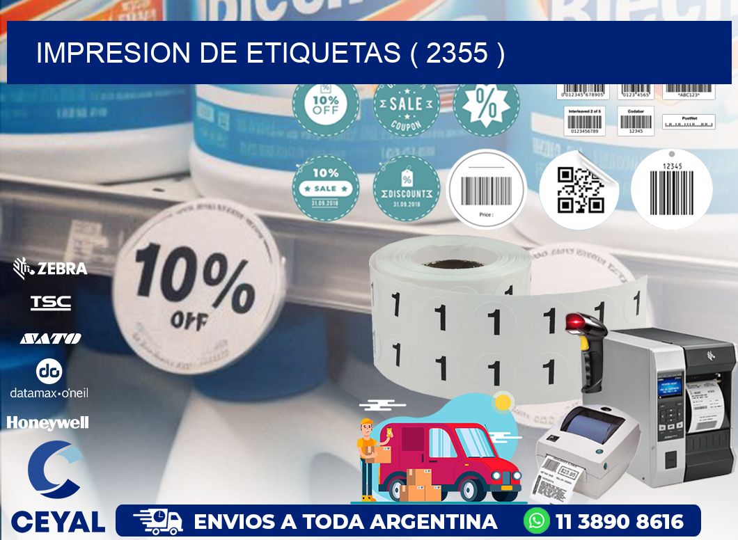 IMPRESION DE ETIQUETAS ( 2355 )