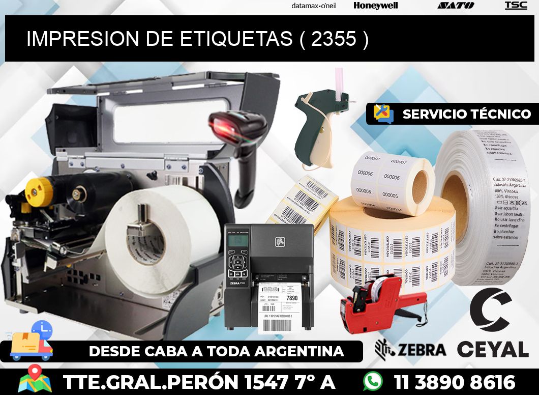 IMPRESION DE ETIQUETAS ( 2355 )
