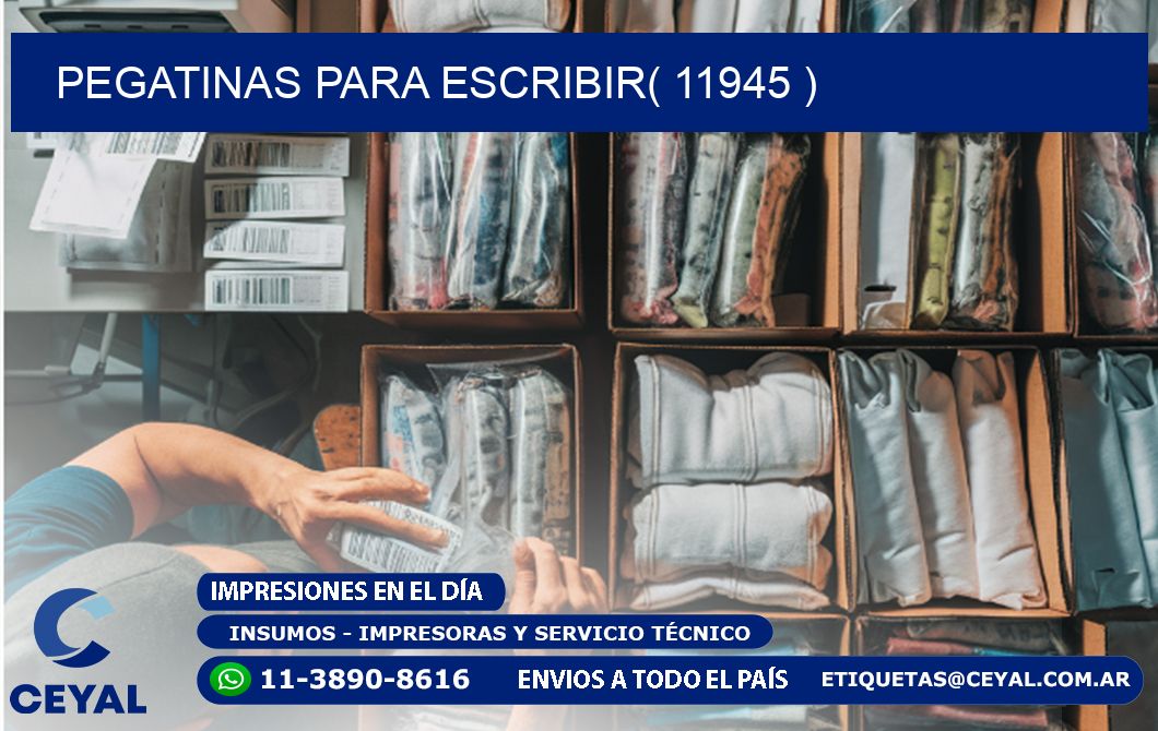 PEGATINAS PARA ESCRIBIR( 11945 )