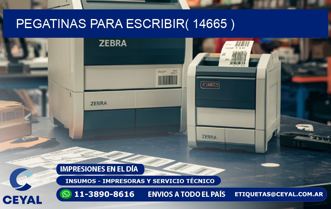 PEGATINAS PARA ESCRIBIR( 14665 )