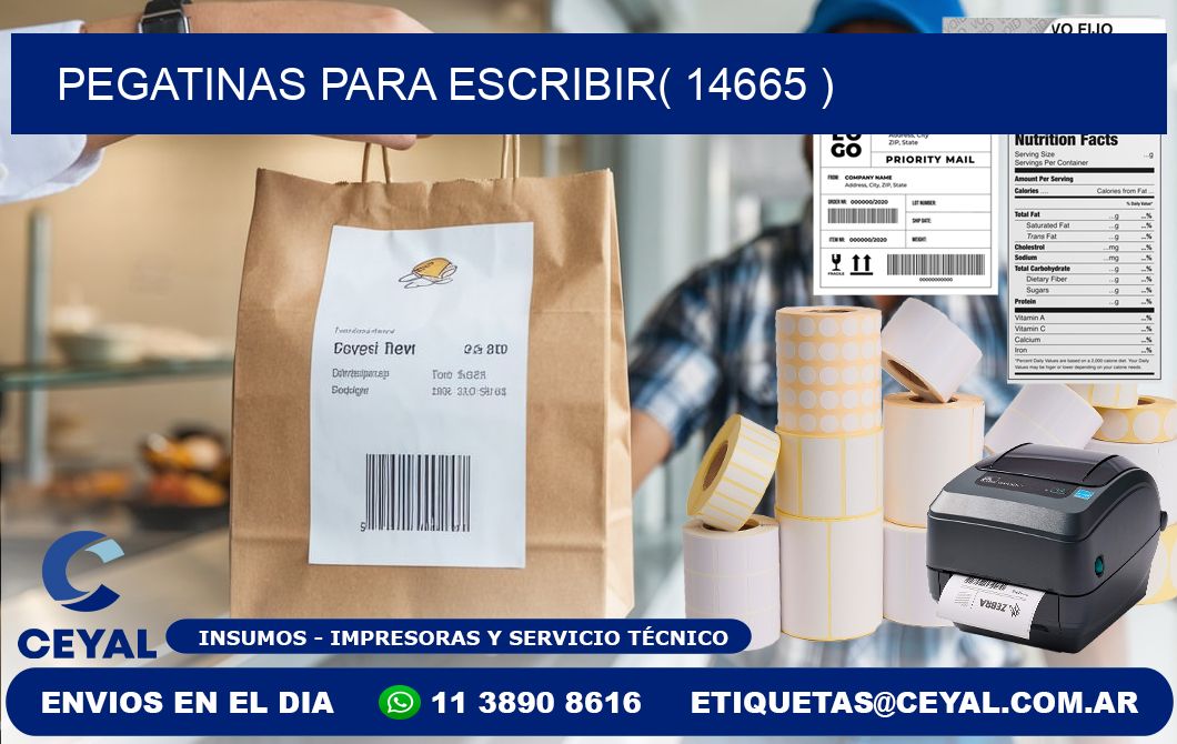 PEGATINAS PARA ESCRIBIR( 14665 )
