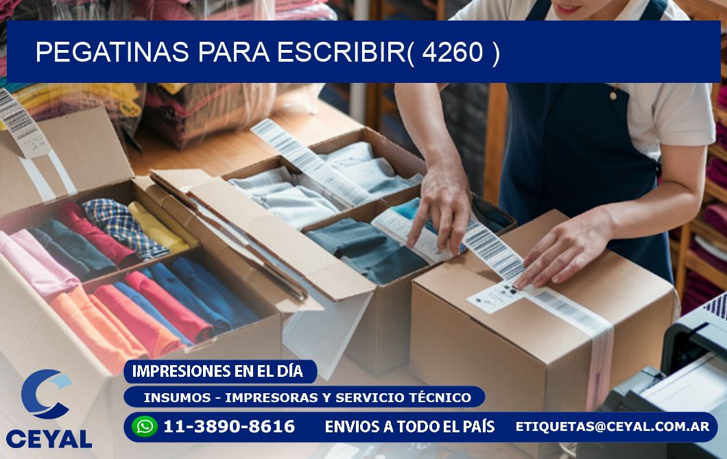 PEGATINAS PARA ESCRIBIR( 4260 )