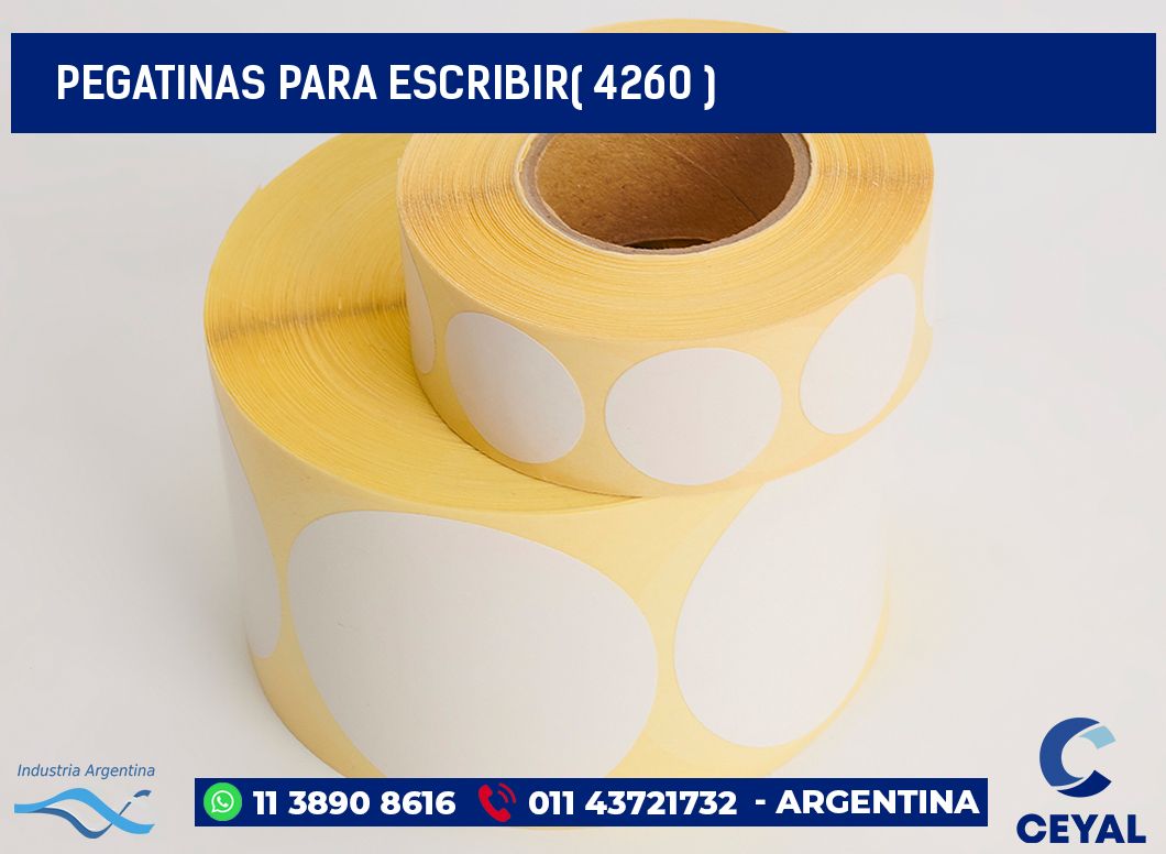 PEGATINAS PARA ESCRIBIR( 4260 )