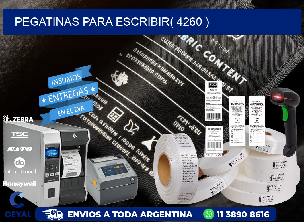 PEGATINAS PARA ESCRIBIR( 4260 )