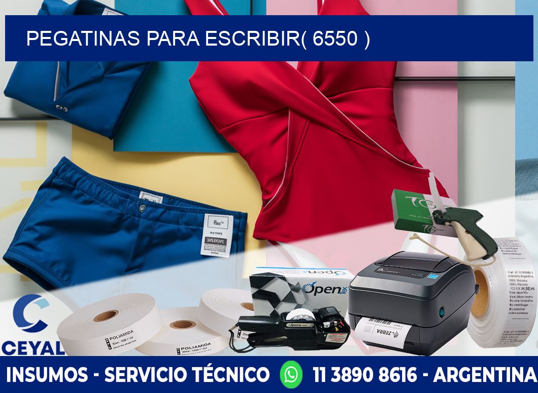 PEGATINAS PARA ESCRIBIR( 6550 )