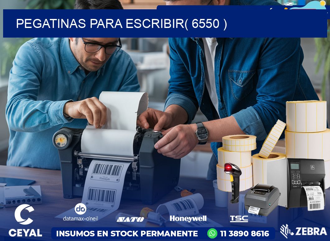 PEGATINAS PARA ESCRIBIR( 6550 )