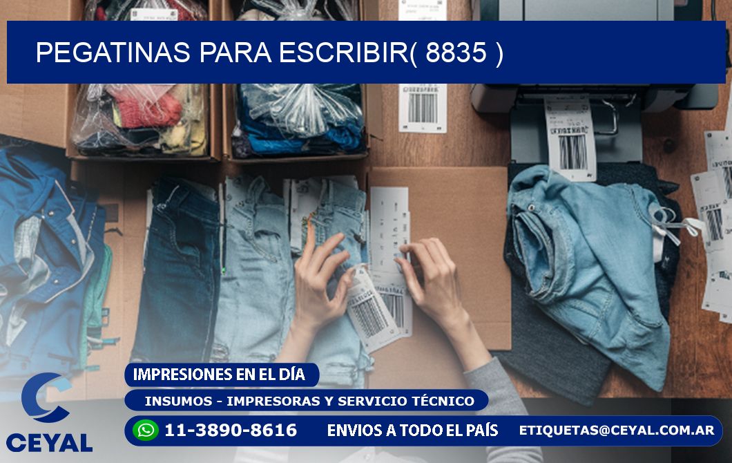 PEGATINAS PARA ESCRIBIR( 8835 )
