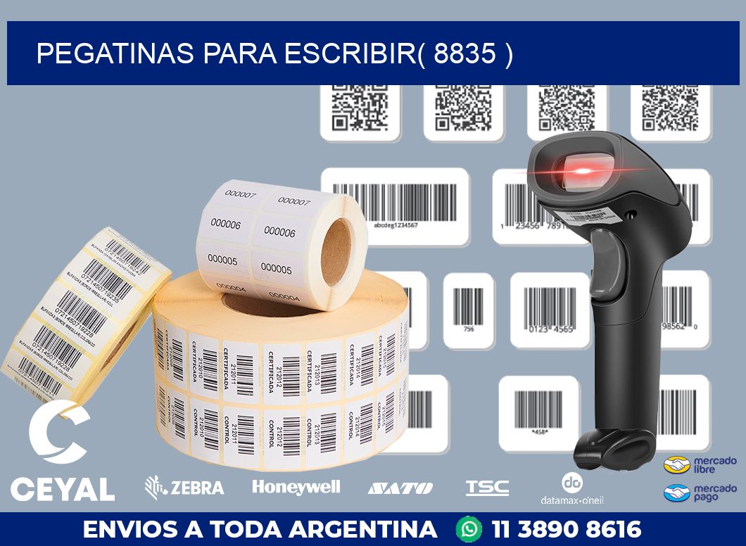 PEGATINAS PARA ESCRIBIR( 8835 )