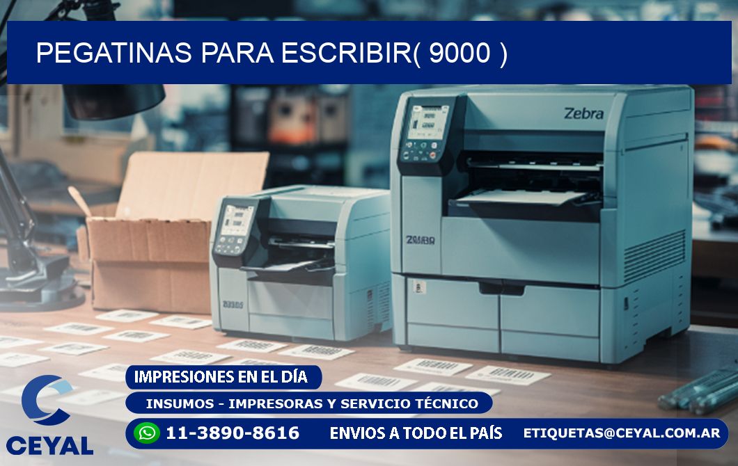 PEGATINAS PARA ESCRIBIR( 9000 )