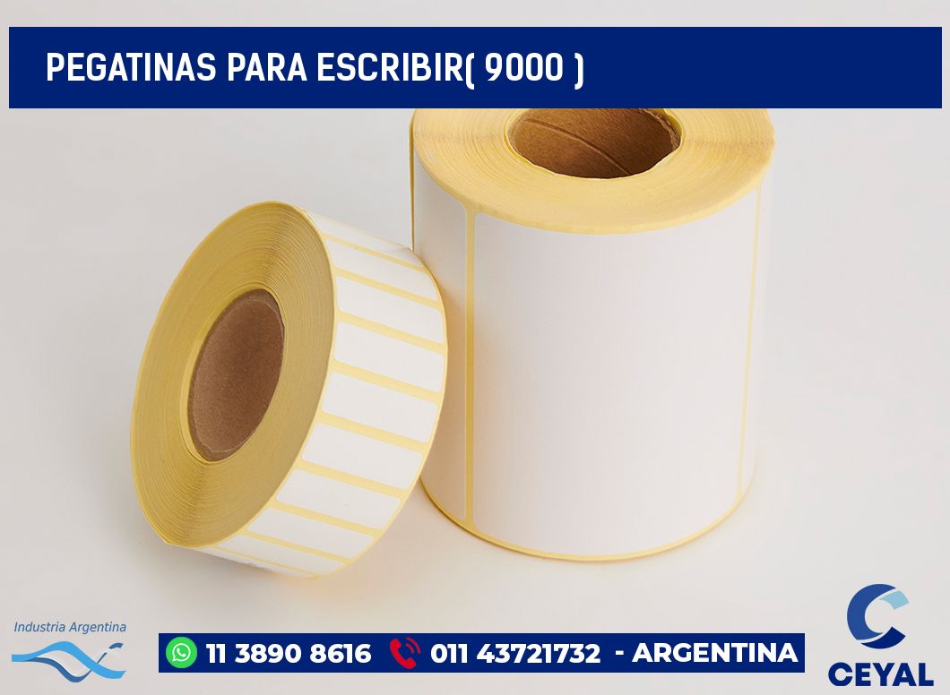 PEGATINAS PARA ESCRIBIR( 9000 )