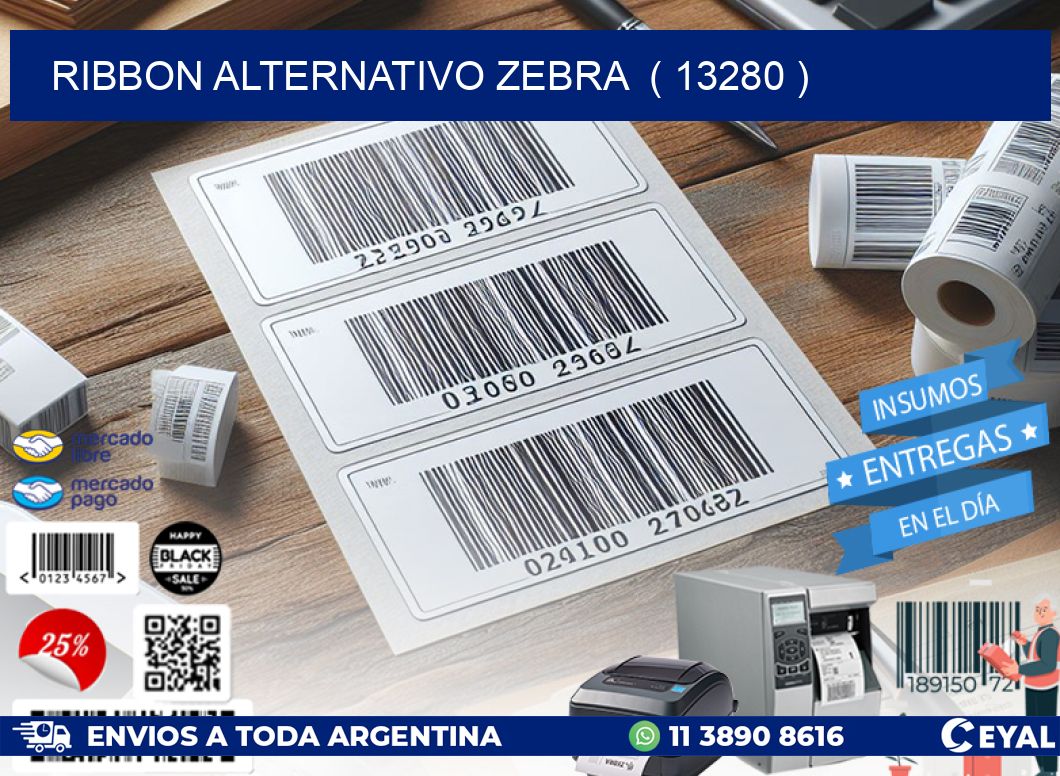 RIBBON ALTERNATIVO ZEBRA  ( 13280 )