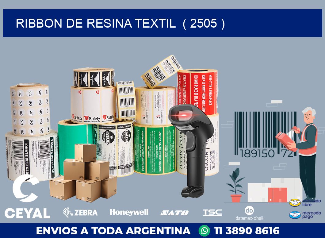 RIBBON DE RESINA TEXTIL  ( 2505 )