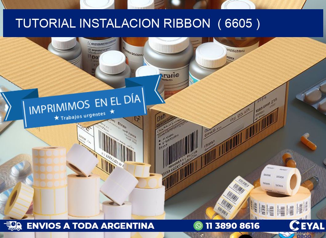 TUTORIAL INSTALACION RIBBON  ( 6605 )