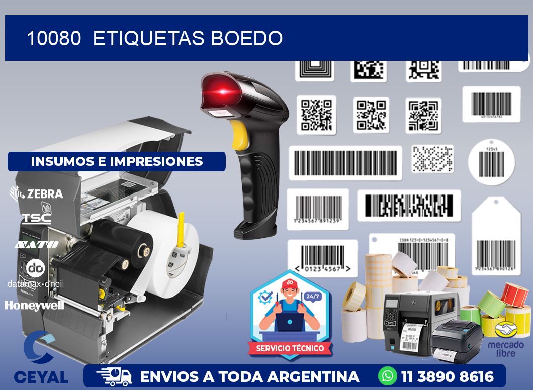 10080  ETIQUETAS BOEDO