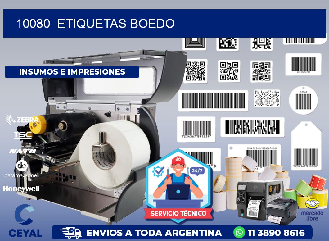 10080  ETIQUETAS BOEDO