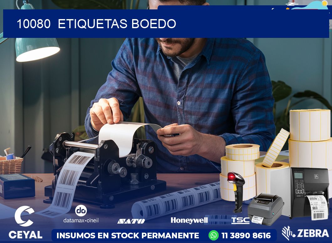 10080  ETIQUETAS BOEDO