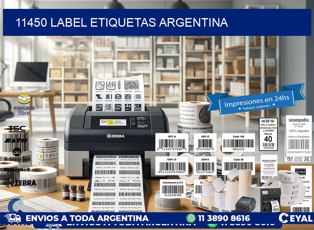 11450 LABEL ETIQUETAS ARGENTINA