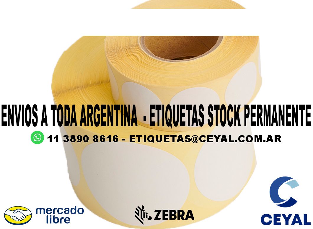1200 ETIQUETAS PERSONALIZADAS 100 x 47