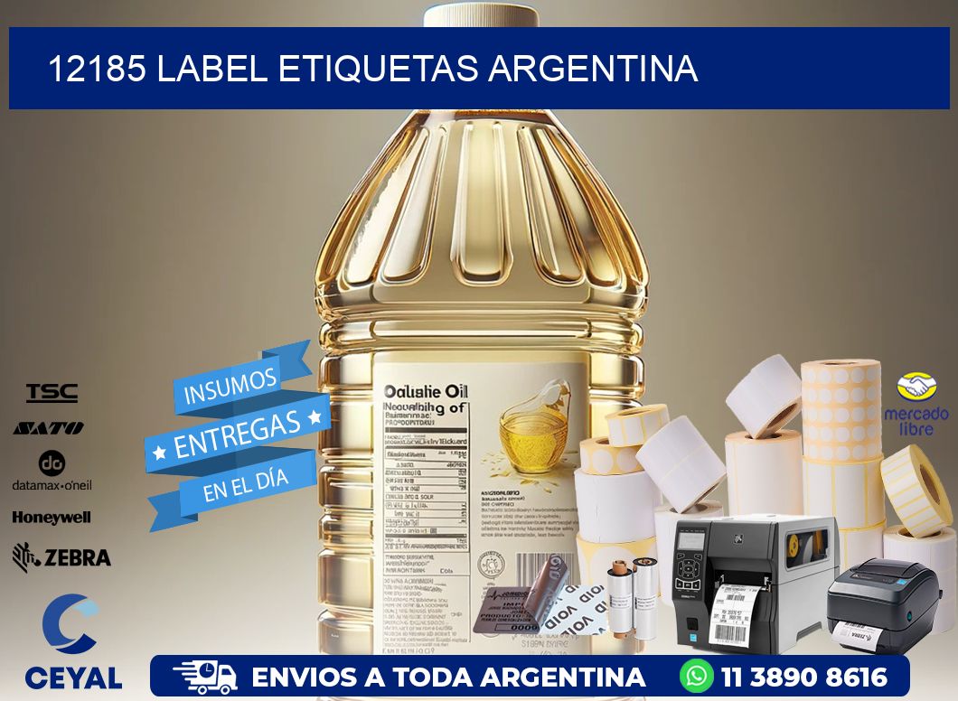 12185 LABEL ETIQUETAS ARGENTINA