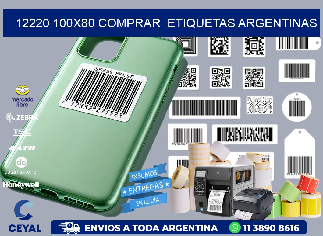 12220 100X80 COMPRAR  ETIQUETAS ARGENTINAS