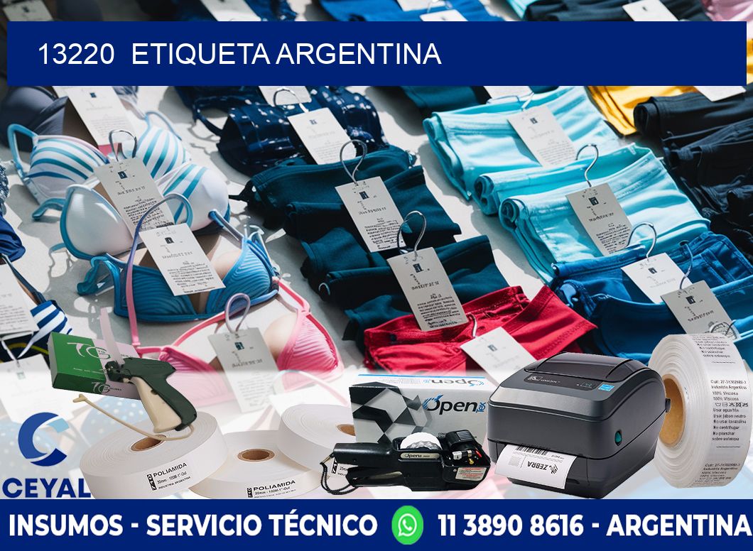 13220  ETIQUETA ARGENTINA