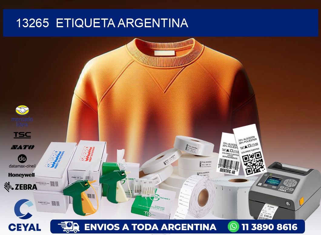 13265  ETIQUETA ARGENTINA