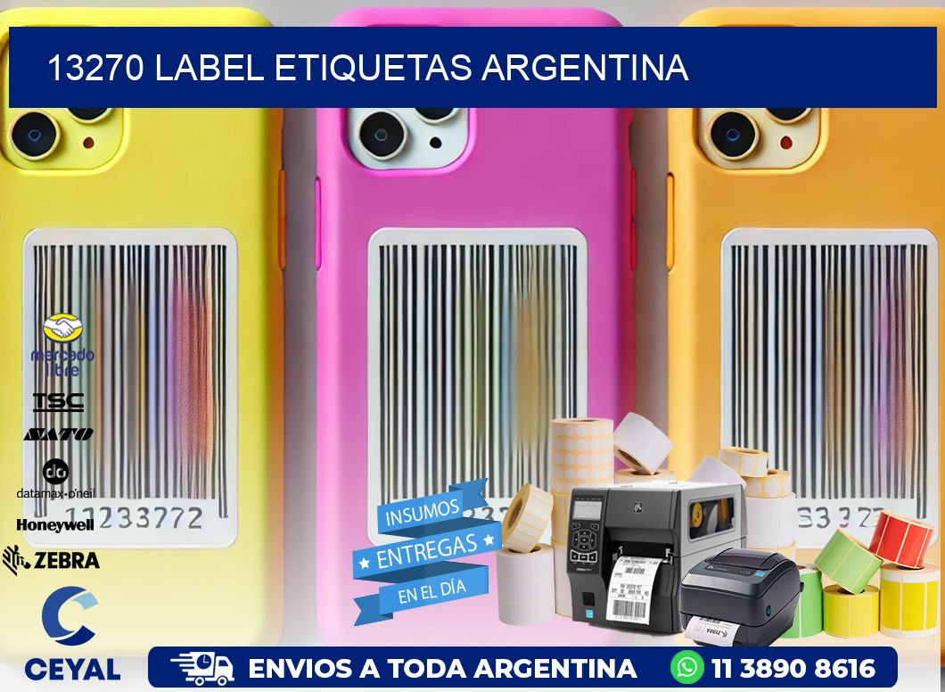 13270 LABEL ETIQUETAS ARGENTINA