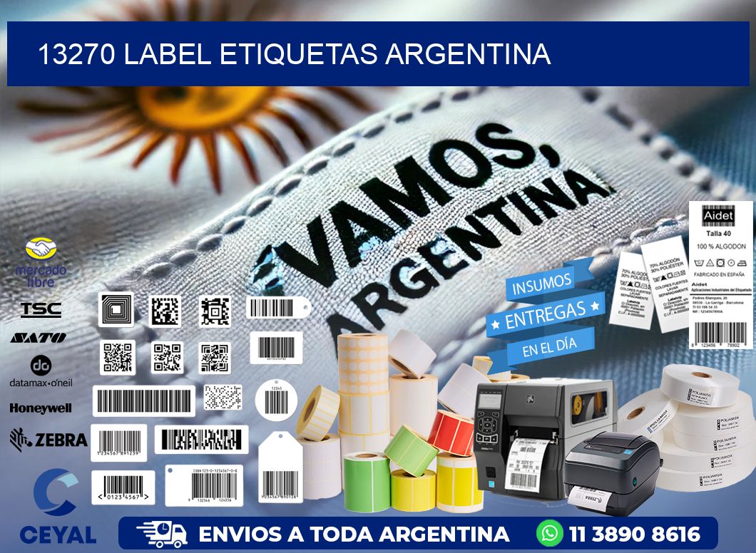 13270 LABEL ETIQUETAS ARGENTINA