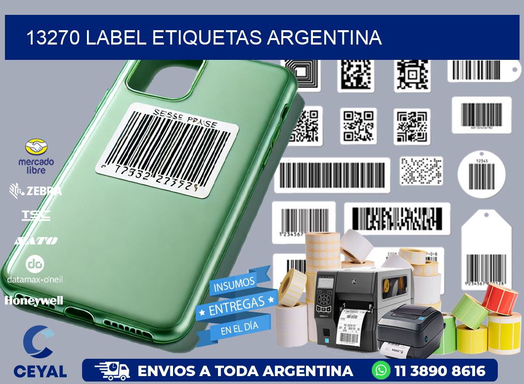 13270 LABEL ETIQUETAS ARGENTINA