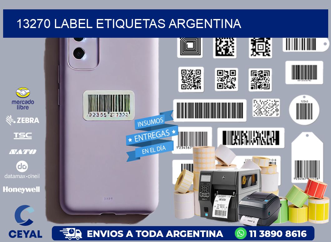 13270 LABEL ETIQUETAS ARGENTINA