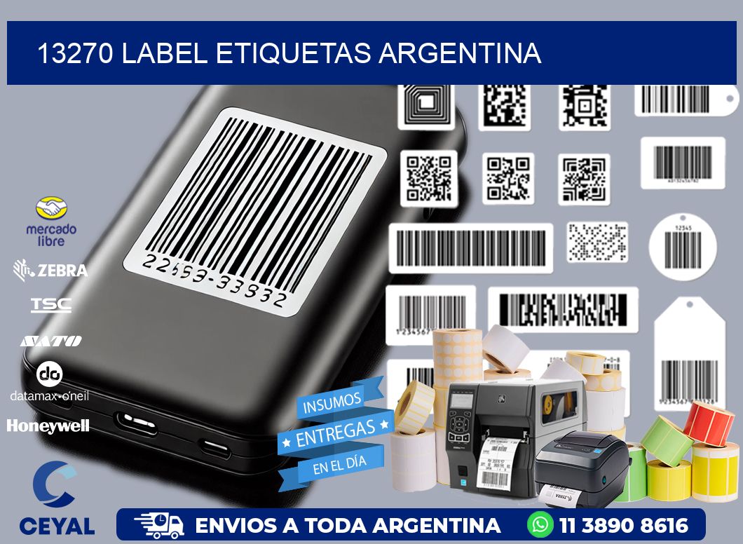 13270 LABEL ETIQUETAS ARGENTINA