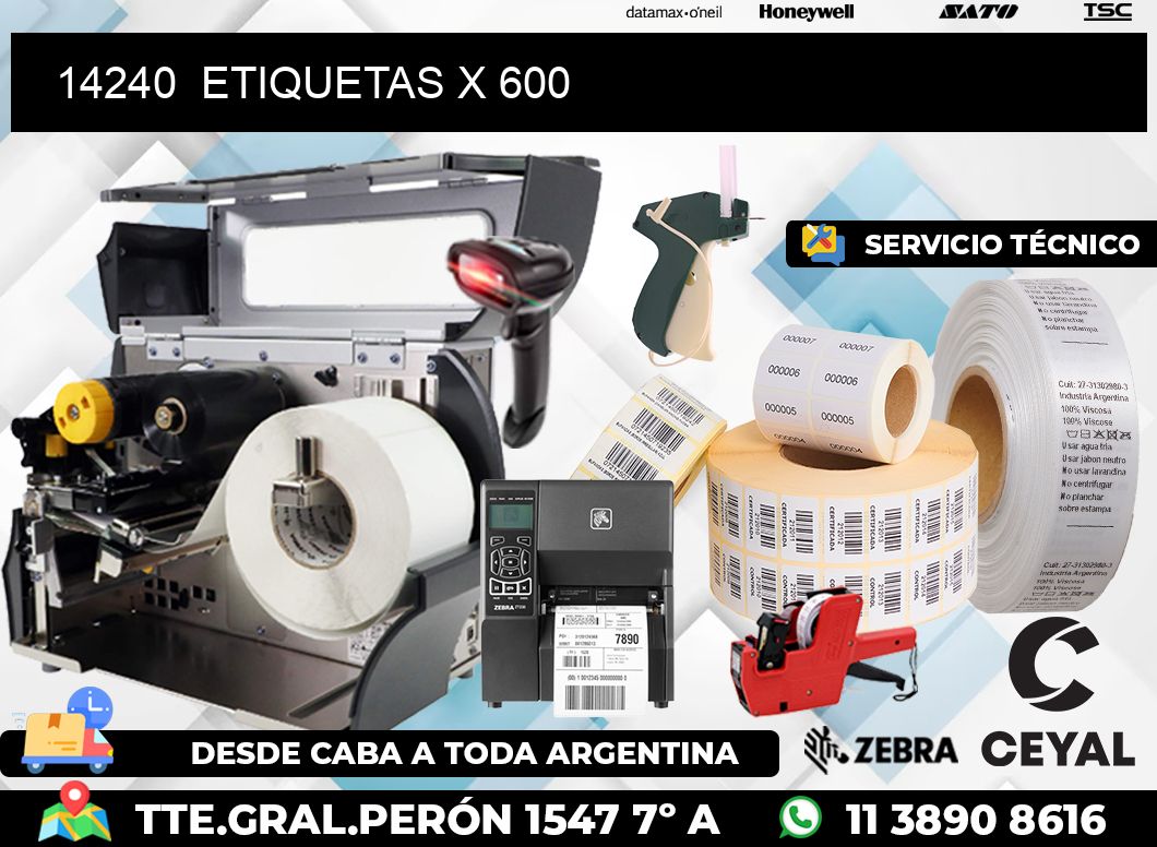 14240  ETIQUETAS X 600