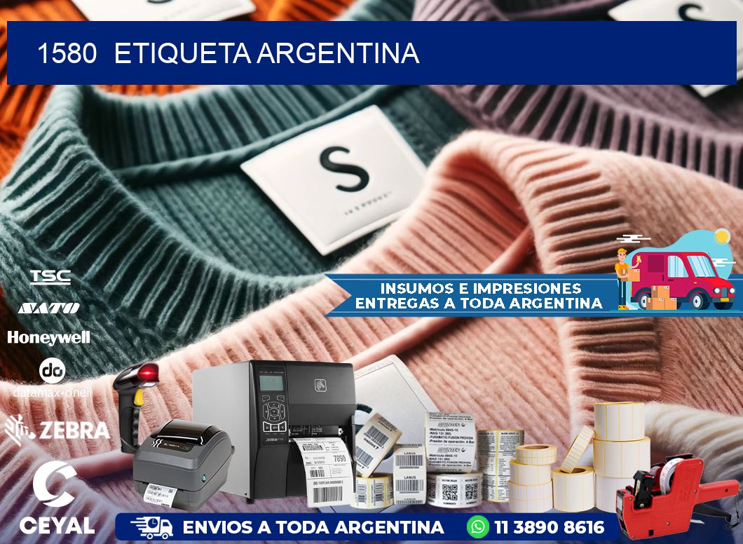 1580  ETIQUETA ARGENTINA