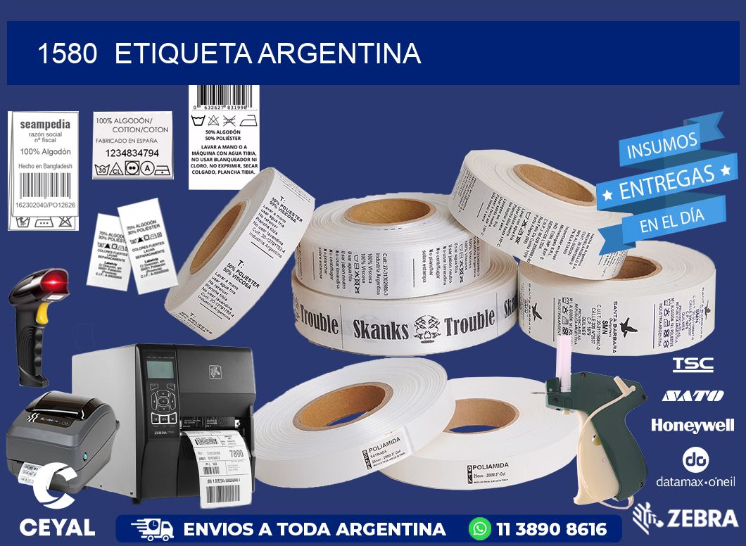 1580  ETIQUETA ARGENTINA