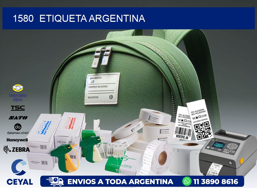 1580  ETIQUETA ARGENTINA