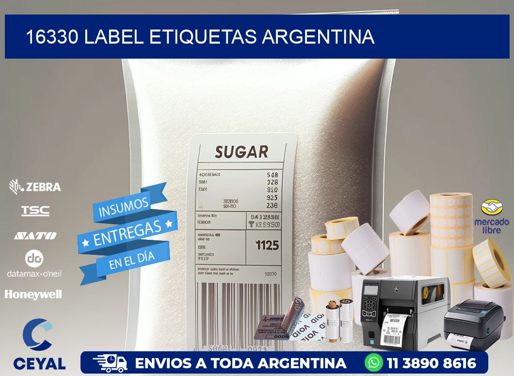 16330 LABEL ETIQUETAS ARGENTINA