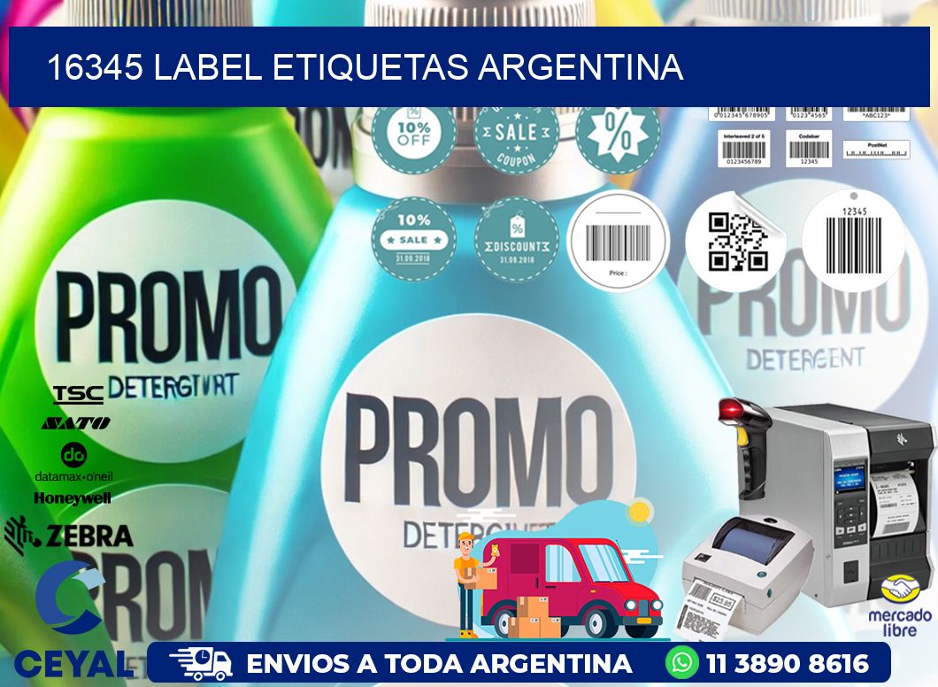 16345 LABEL ETIQUETAS ARGENTINA