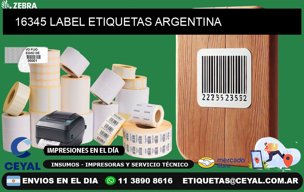 16345 LABEL ETIQUETAS ARGENTINA