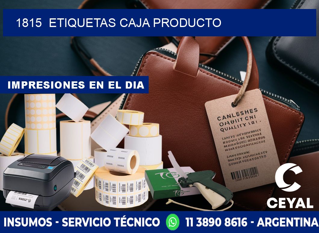 1815  ETIQUETAS CAJA PRODUCTO