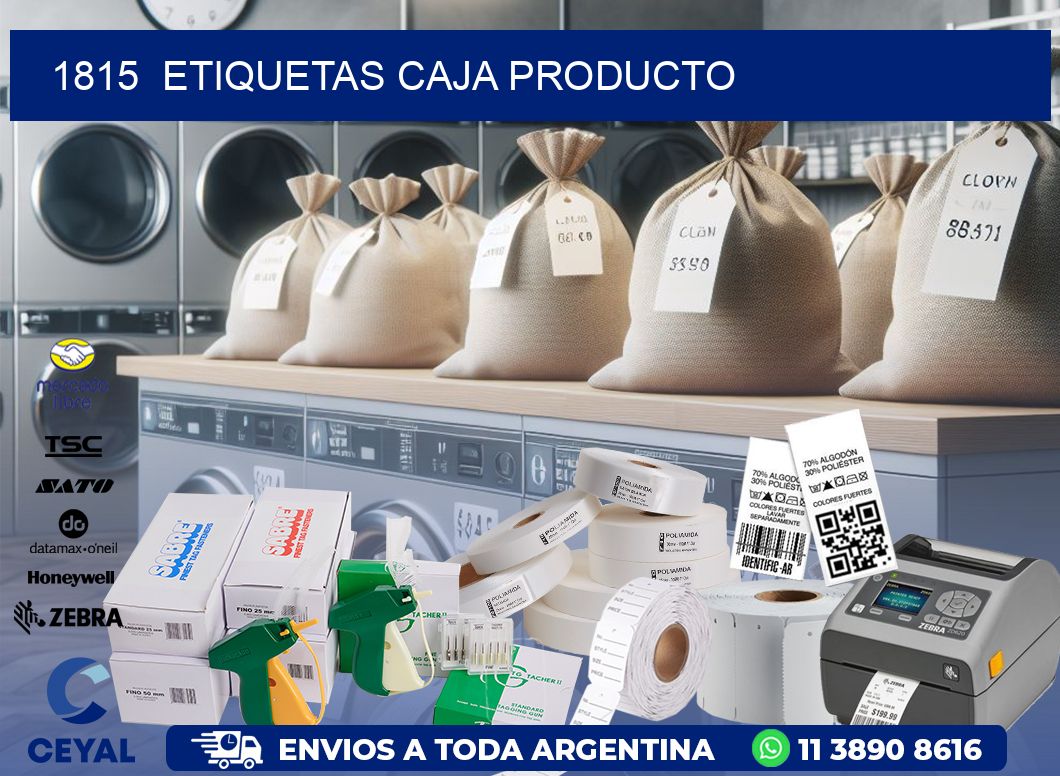 1815  ETIQUETAS CAJA PRODUCTO