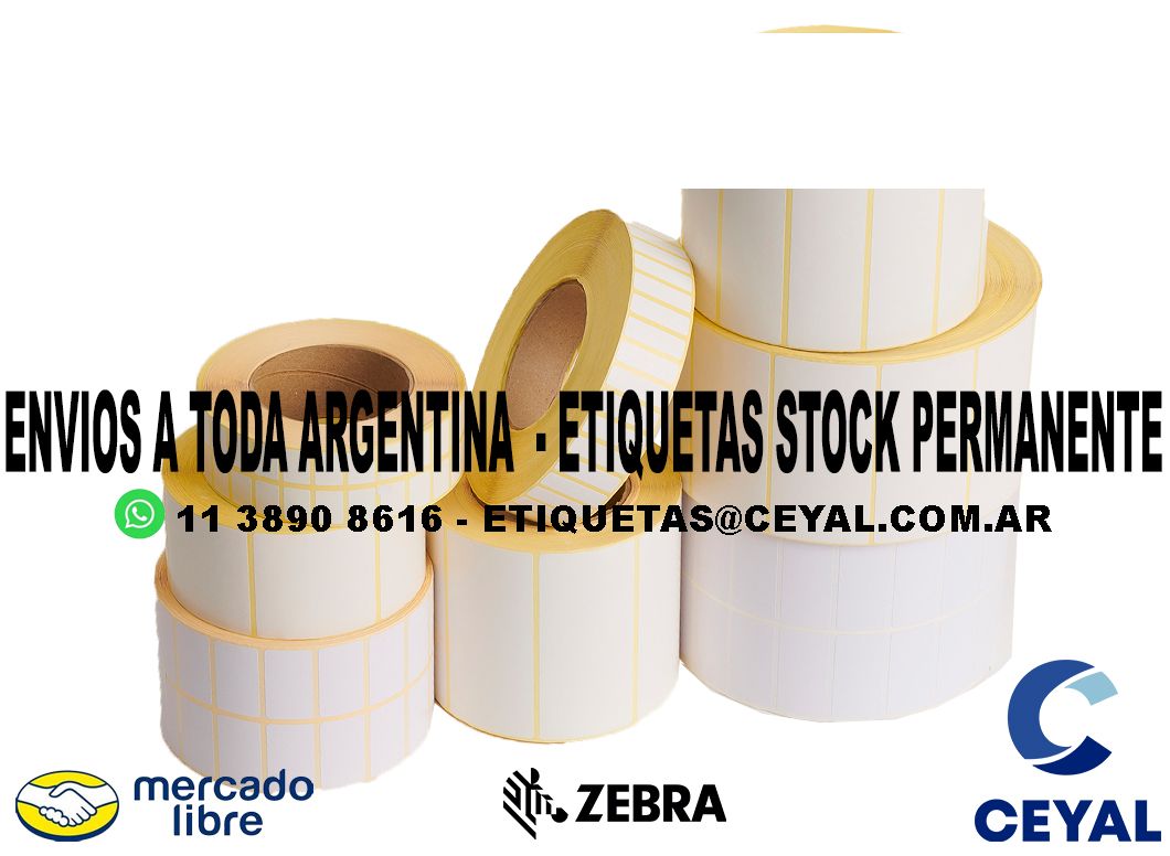 2000 ETIQUETAS RIBBON 60 x 41 ENVIOS ARGENTINA