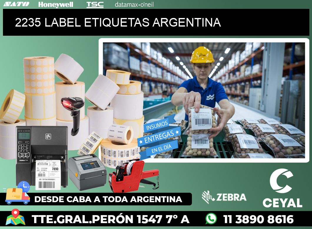 2235 LABEL ETIQUETAS ARGENTINA