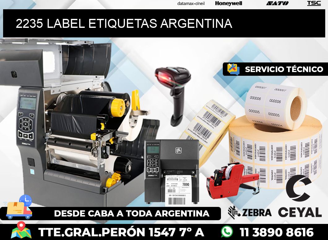 2235 LABEL ETIQUETAS ARGENTINA