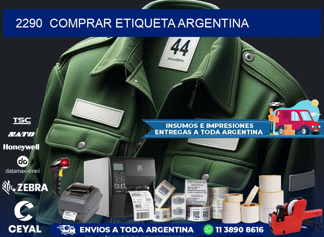 2290  COMPRAR ETIQUETA ARGENTINA