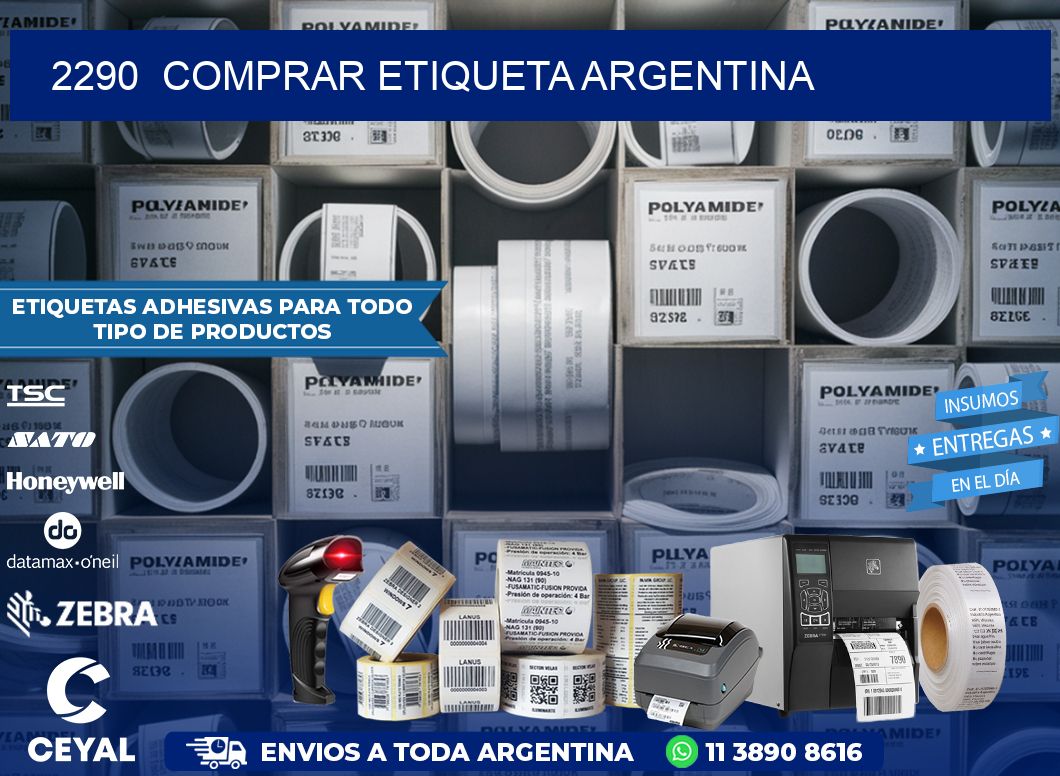 2290  COMPRAR ETIQUETA ARGENTINA