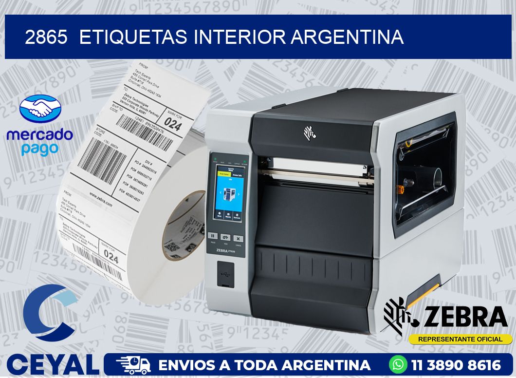 2865  ETIQUETAS INTERIOR ARGENTINA